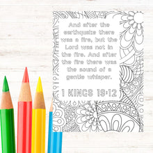 Load image into Gallery viewer, Seeking God Scripture Coloring Pages