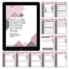 Load image into Gallery viewer, Self-Care Scripture Study &amp; Action Plan