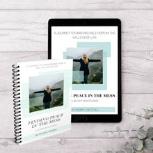 Load image into Gallery viewer, Finding Peace in the Mess 30-Day Devotional &amp; Prayer Journal
